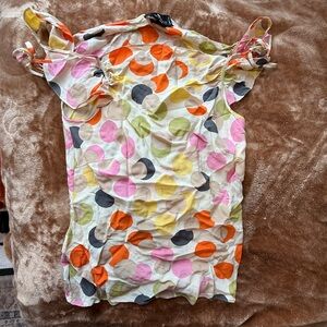 Etro y2k Multicolor Polka Dot Blouse